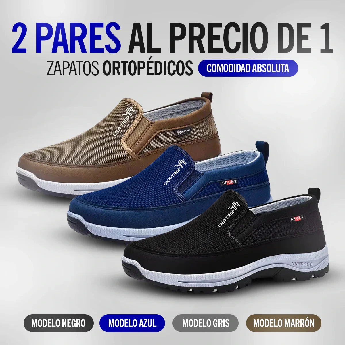 2 PARES AL PRECIO DE 1 – Zapatos Cómodos PasoFirme